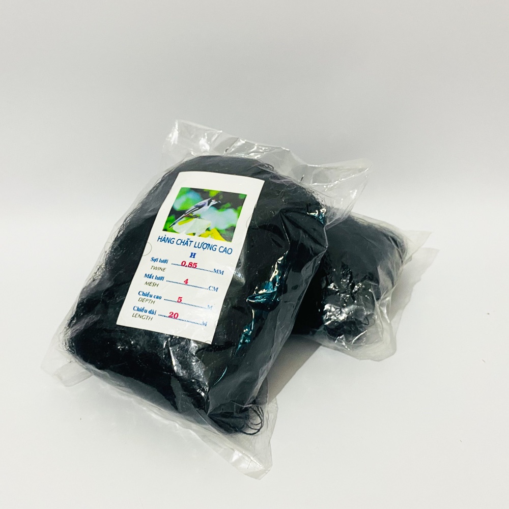 Lưới bẫy chim tàng hình TD PET dùng bẫy chim khuyên chào mào dễ dàng