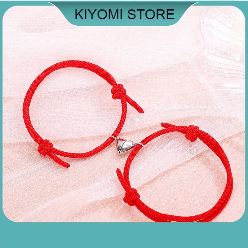 Vòng Tay Đôi Nam Châm Tình Yêu  Thiết Kế Đơn Giản Cho Cặp Đôi KIYOMI STORE