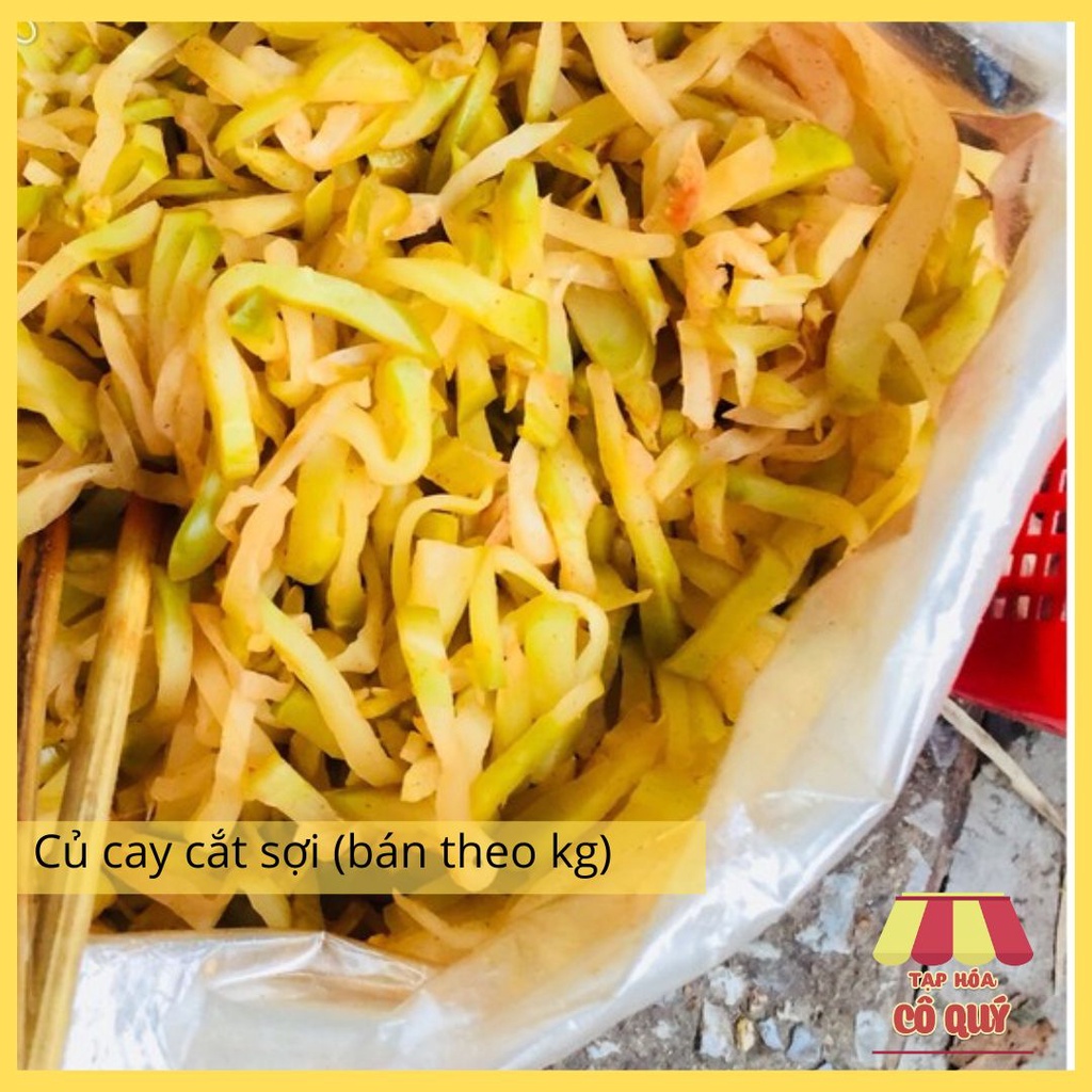 Củ Cải Cay Nguyên Củ, Rau Cay Cắt Sợi - Tạp hóa cô Quý