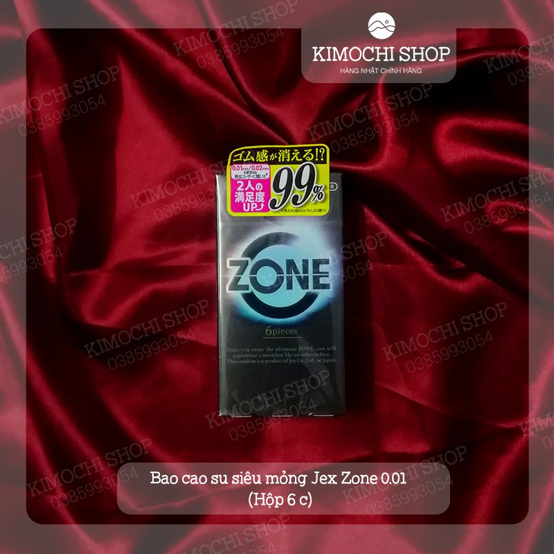 (GIAO HÀNG SIÊU TỐC) Combo bao cao su JEX Zone siêu mỏng hộp 6c + Fuji Methol Cool bạc hà the mát hộp 12c
