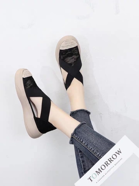 [Hàng oder 10-15 ngày về] Giày hài đế cao (có sẵn màu xanh sz 37) | BigBuy360 - bigbuy360.vn