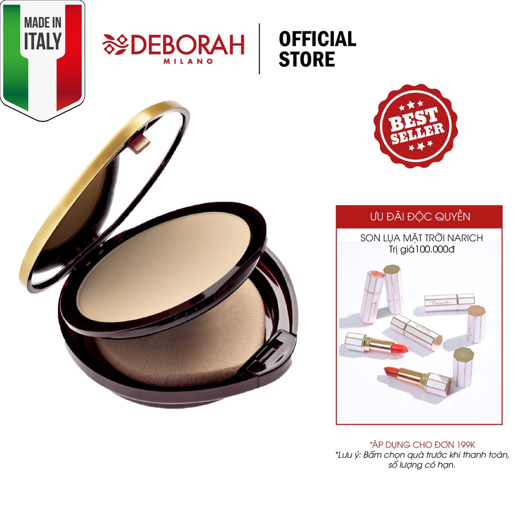 Kem Nền Dạng Phấn Deborah Milano Newskin (Compact Foundation)  - Chính Hãng Ginabeauty PP | BigBuy360 - bigbuy360.vn