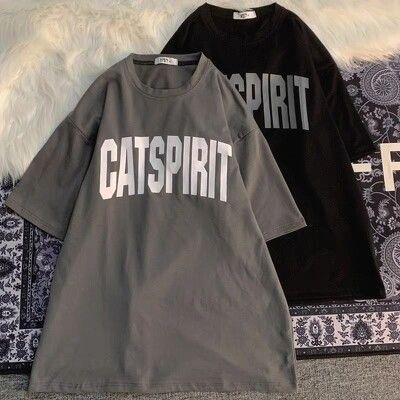 Áo Phông Oversize Catspirit, JACKLANE, Áo thun cộc tay Unisex Jack Lane