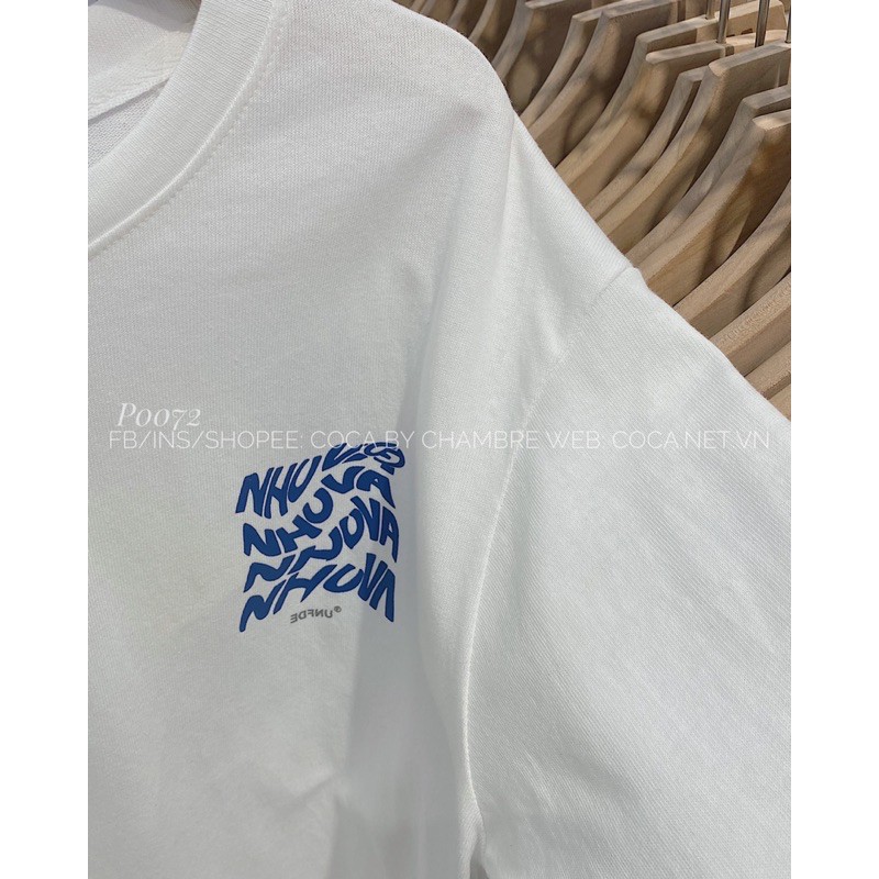 [P0072] Áo thun áo phông unisex NHU form rộng vải dày (Có sẵn/ảnh thật)