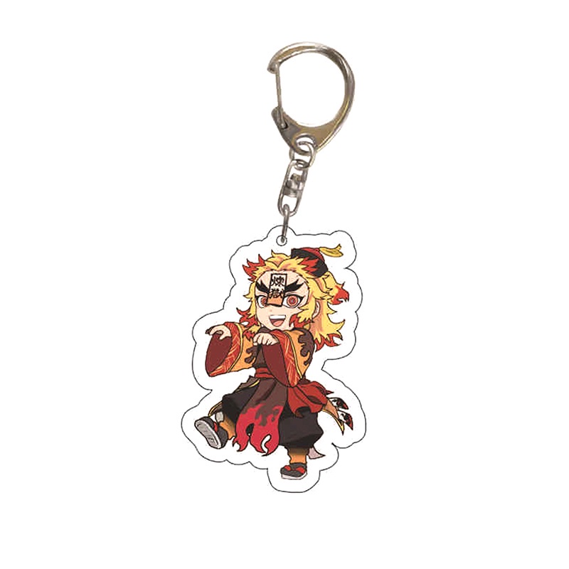 Móc khóa nhựa acrylic hình nhân vật anime Demon Slayer: Kimetsu No Yaiba