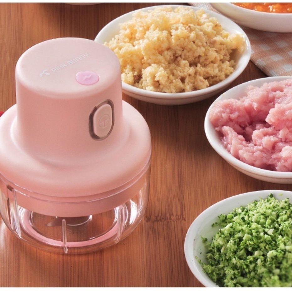 Máy xay tỏi ớt cầm tay sạc điện công suất 45w, Máy xay thực phẩm đa năng không dây 250ml