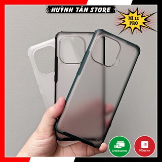Ốp lưng xiaomi 11 pro chống sốc bảo vệ camera chống vân tay nhám viền màu ver 2 phụ kiện huỳnh tân store