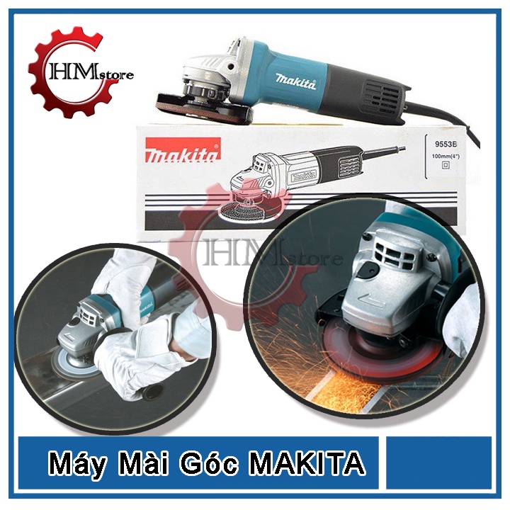 Máy cắt cầm tay Makita 1 tấc, công suất 710w - Máy mài góc, máy cắt sắt - Ruột đồng - Bảo hành 6 tháng