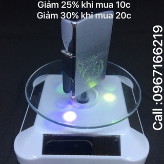 đế xoay trưng bày sản phẩm có đèn led