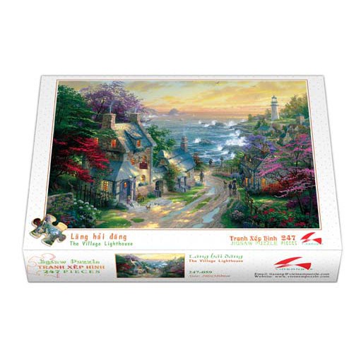Tranh xếp Hình Tia Sáng Làng Hải Đăng (247 Mảnh Ghép)