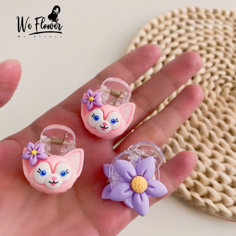 We Flower Kẹp Tóc Hình Hoa Cúc Nhỏ Dễ Thương Cho Nữ