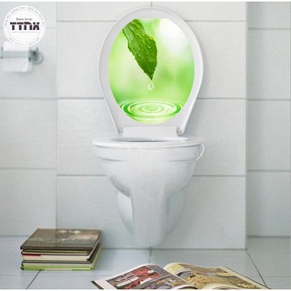 Decal dán nắp bồn cầu hình giọt nước hình giọt nước BC14 (Có sẵn keo)
