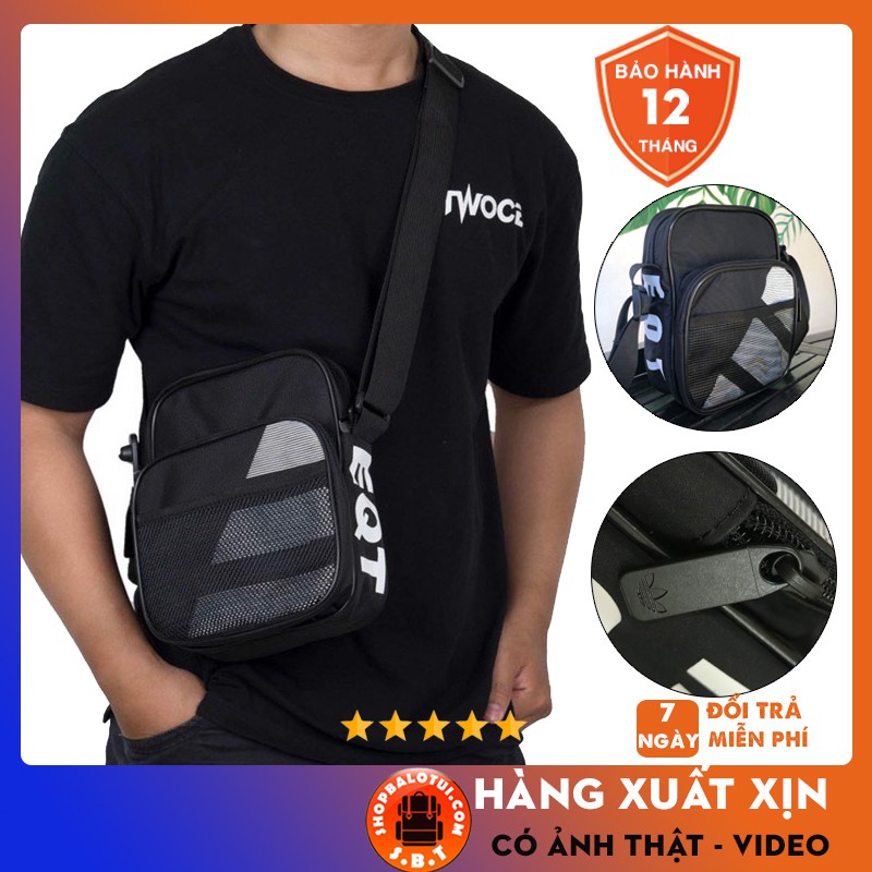 Túi đeo chéo nam nữ mini đẹp unisex thời trang chất vải chống nước tốt phù hợp đi học chơi làm EQT - shopbalotui