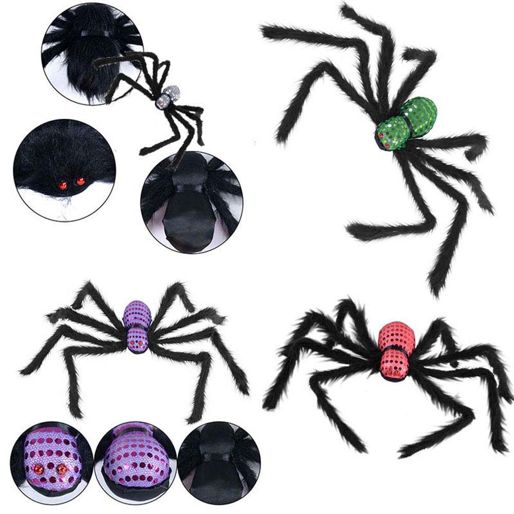 Nhện Nhồi Bông Khổng Lồ Trang Trí Halloween