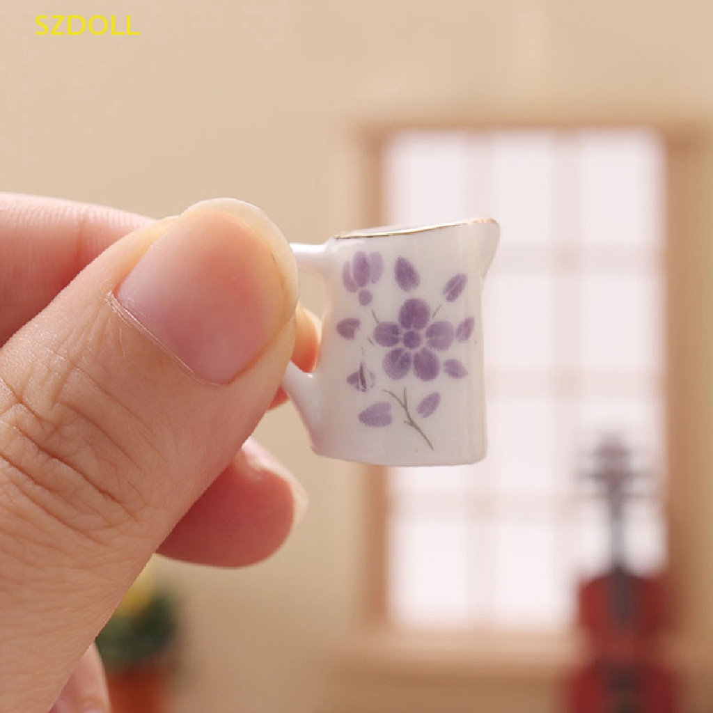 Bộ Ấm Trà / Hũ Cơm / Bát / Đĩa Trang Trí Nhà Búp Bê 1: 12
 Dom