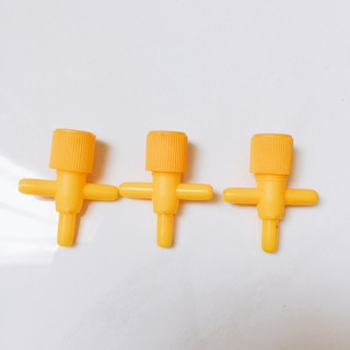 Bộ 3, Bộ 5, Van Chữ T Chỉnh Và Chia Oxy Hồ Cá Cảnh Màu Vàng Loại Tốt Dùng Dây 4ly 5ly