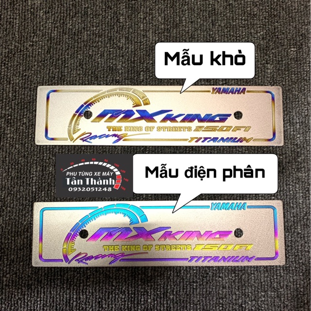 [Mã LIFEAUMAY giảm 10% tối đa 30k đơn 150k] Bảng tên Titan Mxking kèm ốc proti