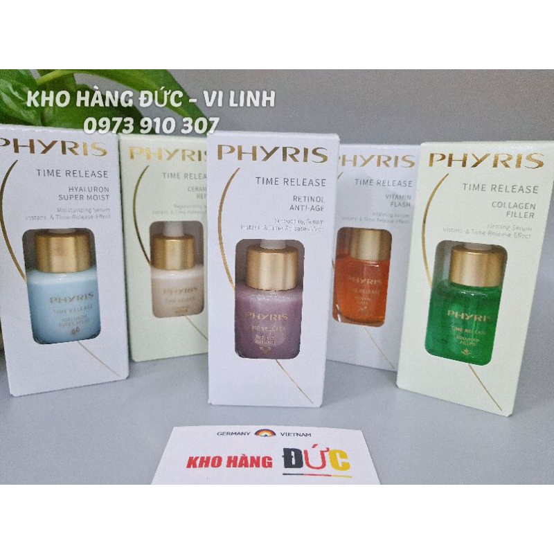 (Hàng Đức+đủ Bill) PHYRI S SERUM TIME RELEASE TINH CHẤT DƯỠNG DA CAO CẤP CỦA ĐỨC