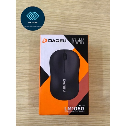 Chuột không dây Wireless Dareu LM106G (Chính hãng, BH 24 Tháng)