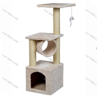 Trụ cào móng bằng gỗ cho mèo 340 - nhà cây cào móng cho mèo