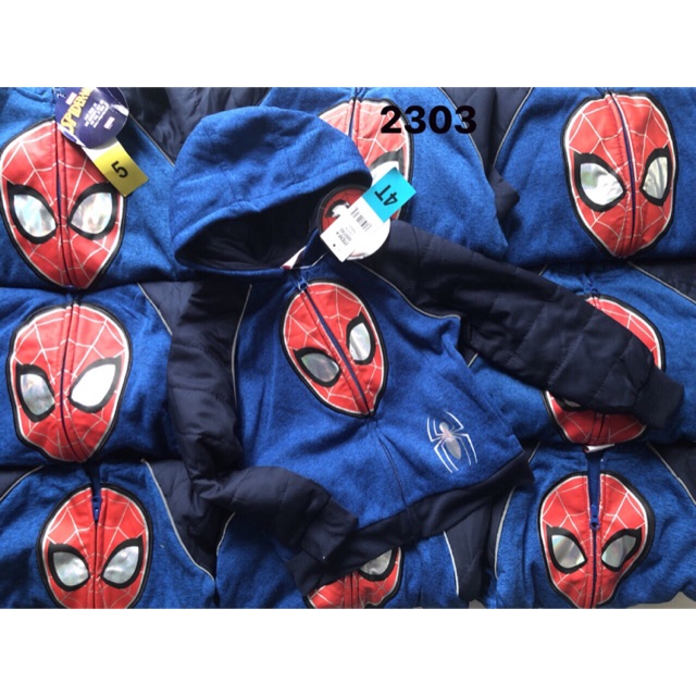 Áo nỉ spider man dư xịn cho bé trai