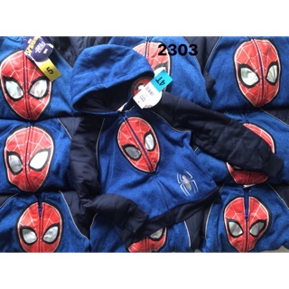 Áo nỉ spider man dư xịn cho bé trai