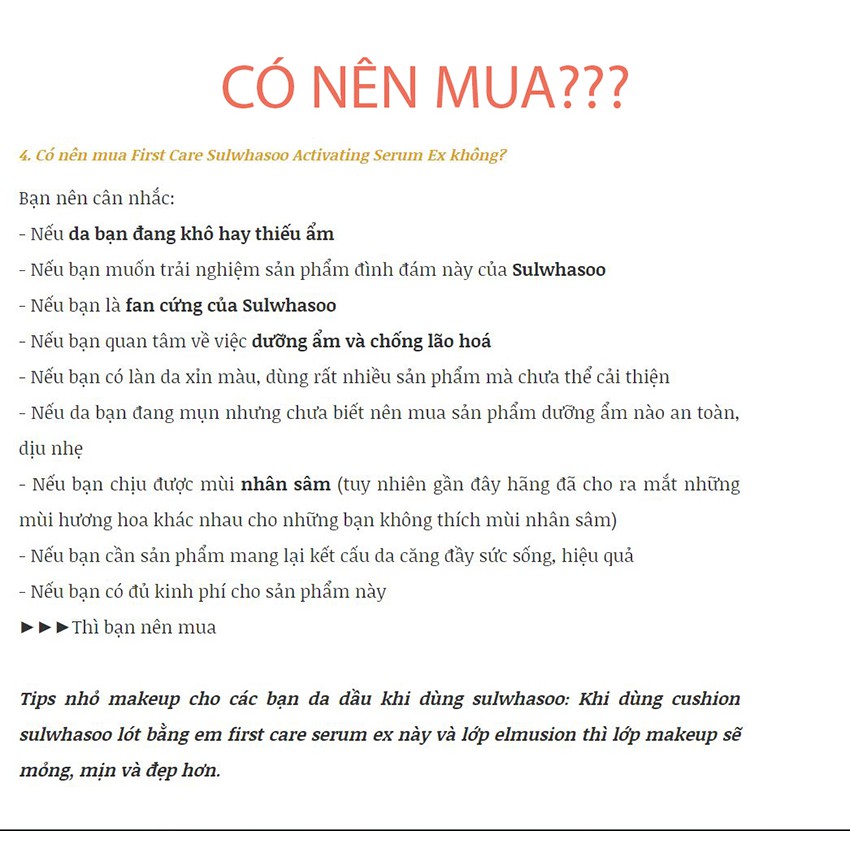 Tinh chất serum first care dưỡng trắng mịn da Sulwhasoo mini | BigBuy360 - bigbuy360.vn