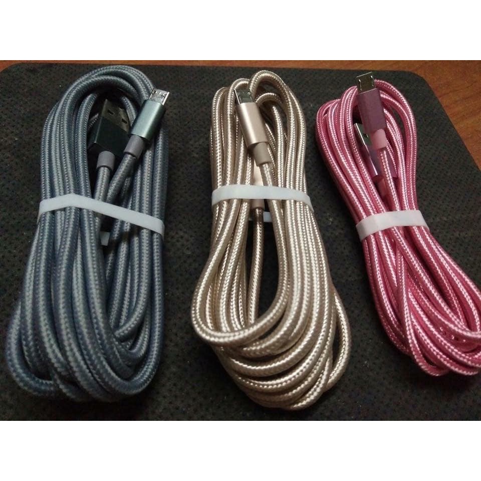 DÂY SẠC DÀI 3M CHO ĐIỆN THOẠI IPhone Samsung Oppo