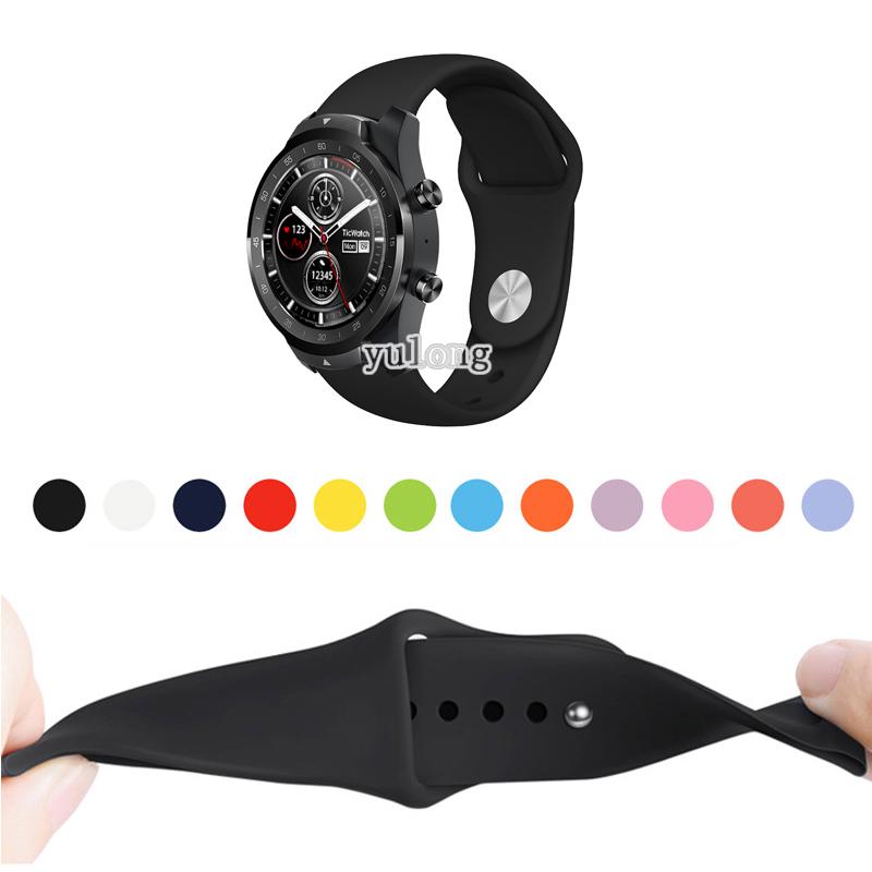 Dây đeo silicon mềm cho Ticwatch Pro 3 E2 S2 GTX