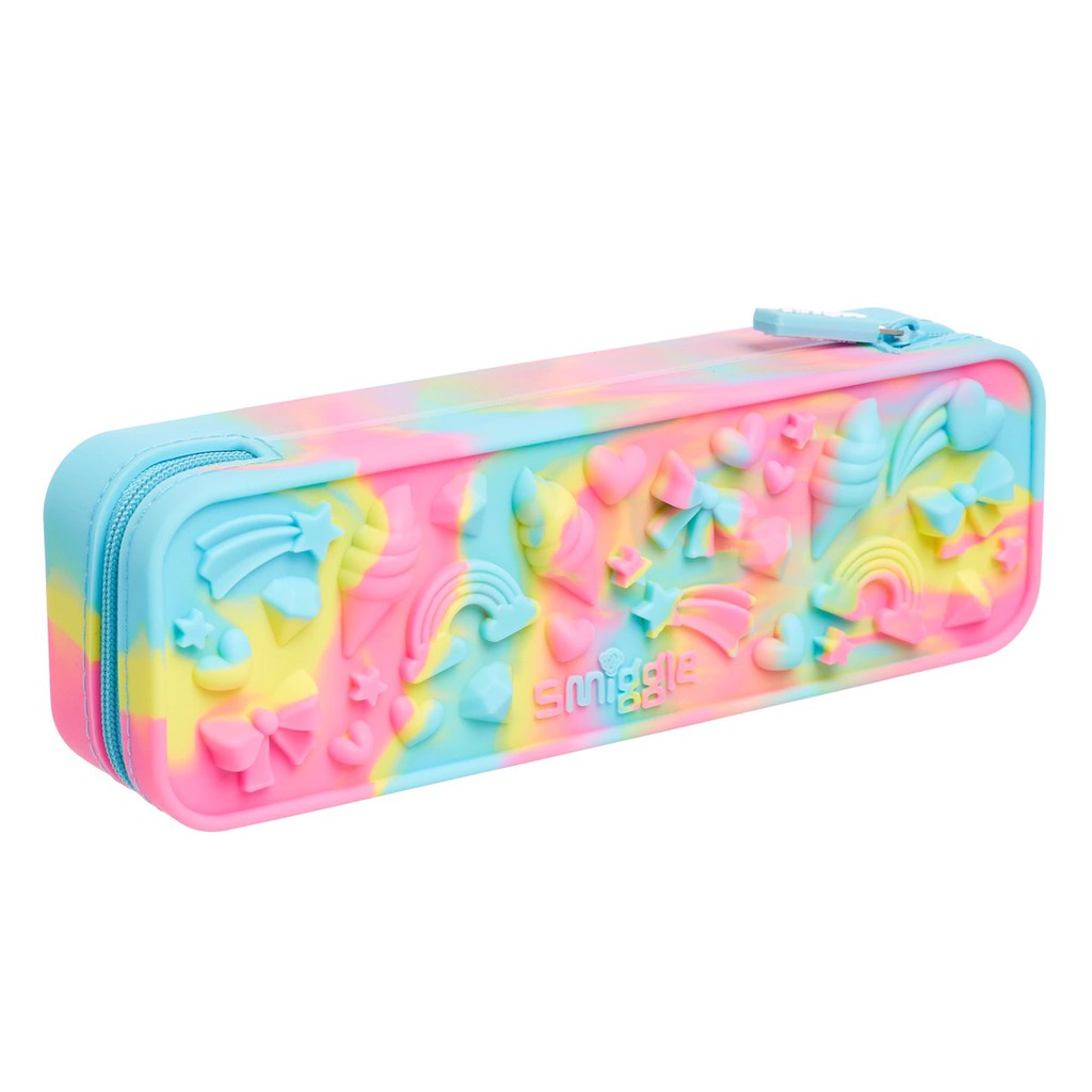 Hộp Viết Smiggle Silicone Swirl IGL443684BLU