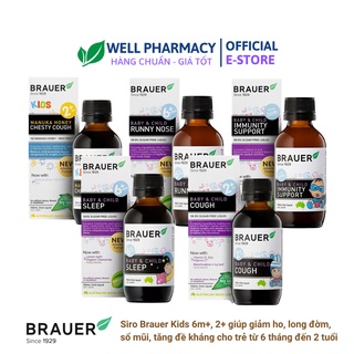 Siro mũi brauer runny nose cho bé từ 6 tháng - 100ml - úc