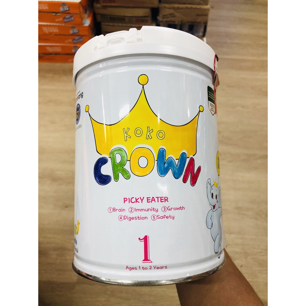 Sữa bột koko Crown 1 ( cho trẻ biếng ăn ) 800g nhập khẩu