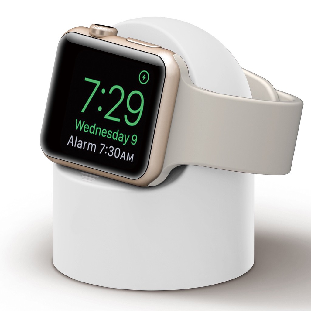 Giá đỡ bằng silicon của Apple Watch Nightstand Mode, Đế sạc, Đế đồng hồ báo thức