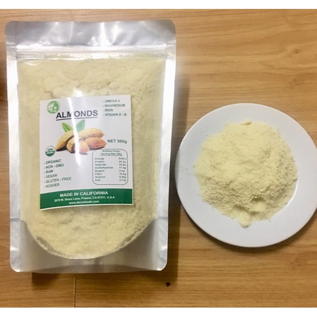 1kg Bột hạnh nhân Mỹ xay mịn - Làm bánh