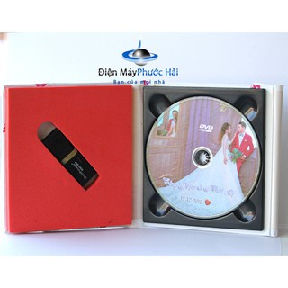 Hộp đựng USB + CD  đám cưới