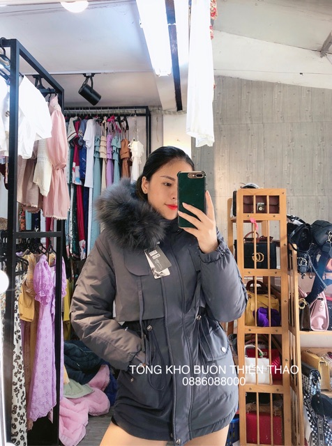 Áo phao lót lông rút eo ( KÈM VIDEO ẢNH THẬT CỦA SHOP ) | BigBuy360 - bigbuy360.vn