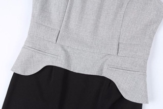 Đam ôm công sở kèm belt nhập hk