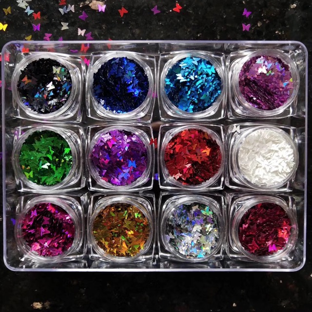 Kim Tuyến ẩn bướm🦋 và lá thu  nhủ vải cá chuyên làm nail móng tay