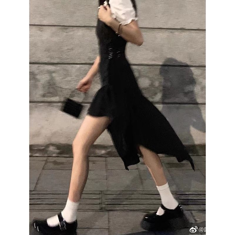 Jiashucheng Đầm Ôm Eo Phong Cách Preppy Nhật Bản Thời Trang Xuân Hè 2022 Mới Cho Nữ