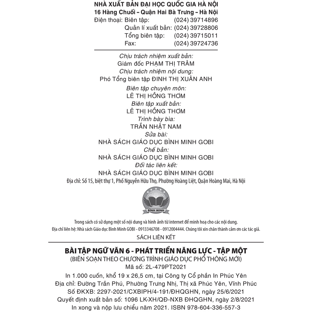 Sách Bài tập Ngữ Văn 6 Tập một Phát triển năng lực