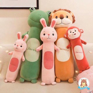 Gối ôm Gấu bông hình thú vải nhung co dãn 4 chiều