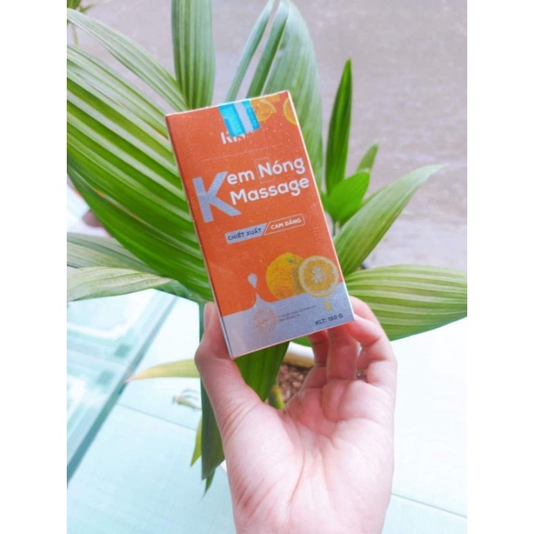 {CHÍNH HÃNG} Kem Nóng Massage Chiết Xuất Cam Đắng(Kis22)