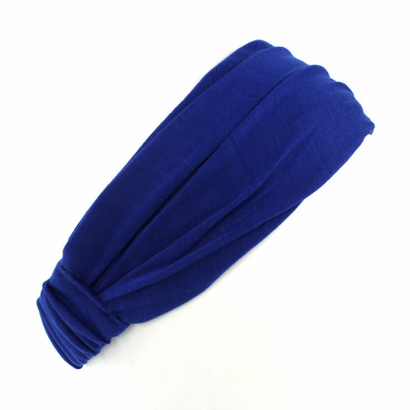 Khăn Quấn Đầu 3 Món Bằng Cotton Màu Trơn Thời Trang Cho Nữ