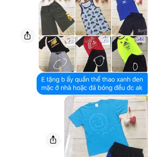 Set bộ thể thao phong cách cho bé zai 2019