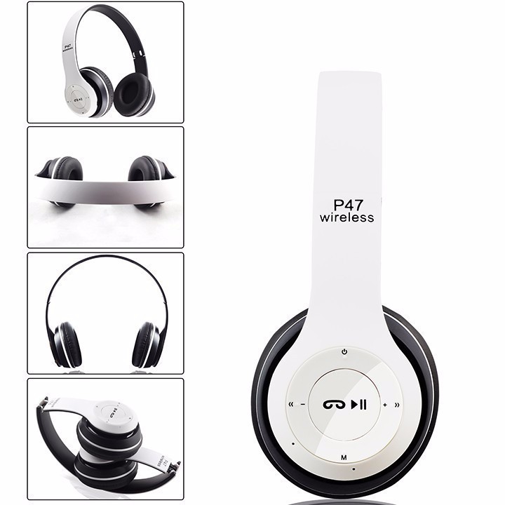 Tai Nghe Bluetooth P47 Có Khe Cắm Thẻ Nhớ - Âm Thanh Đỉnh Cao
