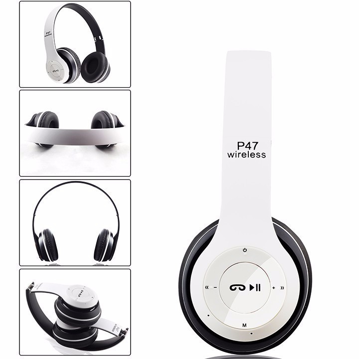 Tai Nghe Bluetooth P47 Có Khe Cắm Thẻ Nhớ - Âm Thanh Đỉnh Cao | BigBuy360 - bigbuy360.vn