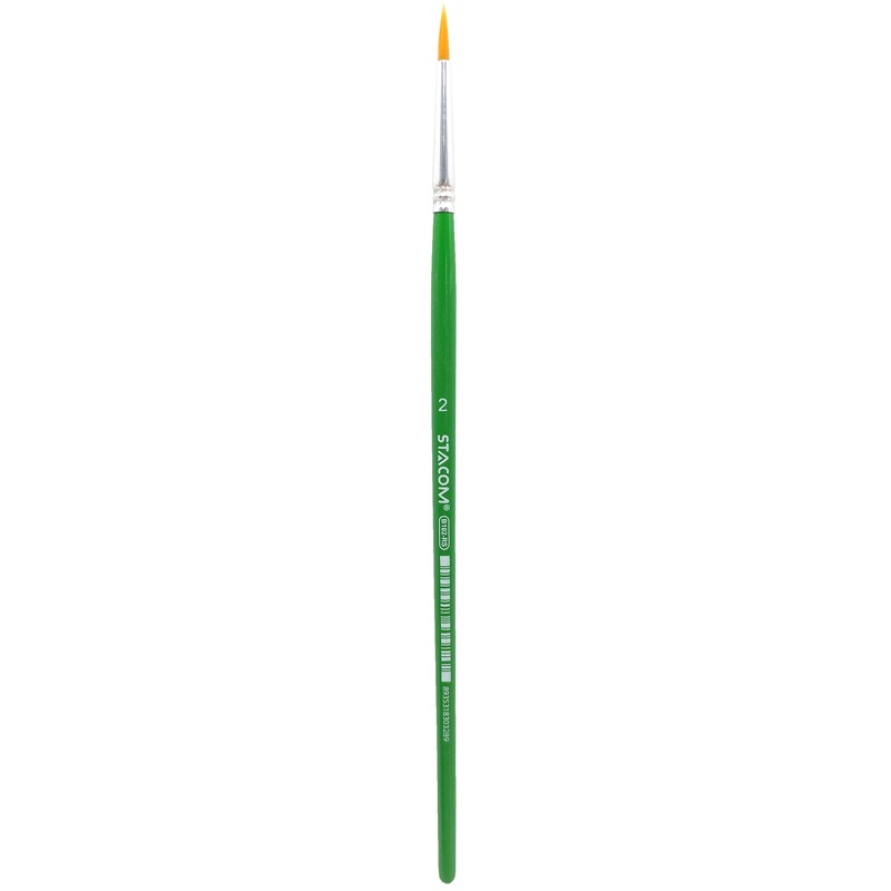 Cọ Vẽ Nylon Đầu Tròn Số 2 - Stacom B102-RS