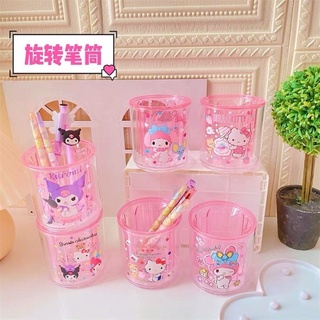  Hộp đựng bút tròn xoay để bàn Doremon Hello Kitty Doraemon 