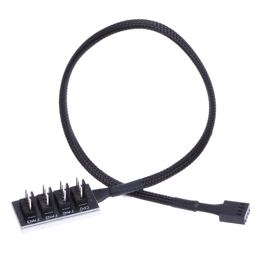 Quạt Tản Nhiệt Cho Máy Tính PC H3C Cáp Nguồn 1 Female Sang 4 Male 4Pin