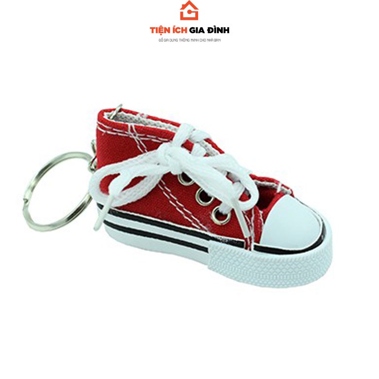 Vỏ bọc chân chống xe máy hình giày converse kèm móc khóa thể thao mini vui nhộn
